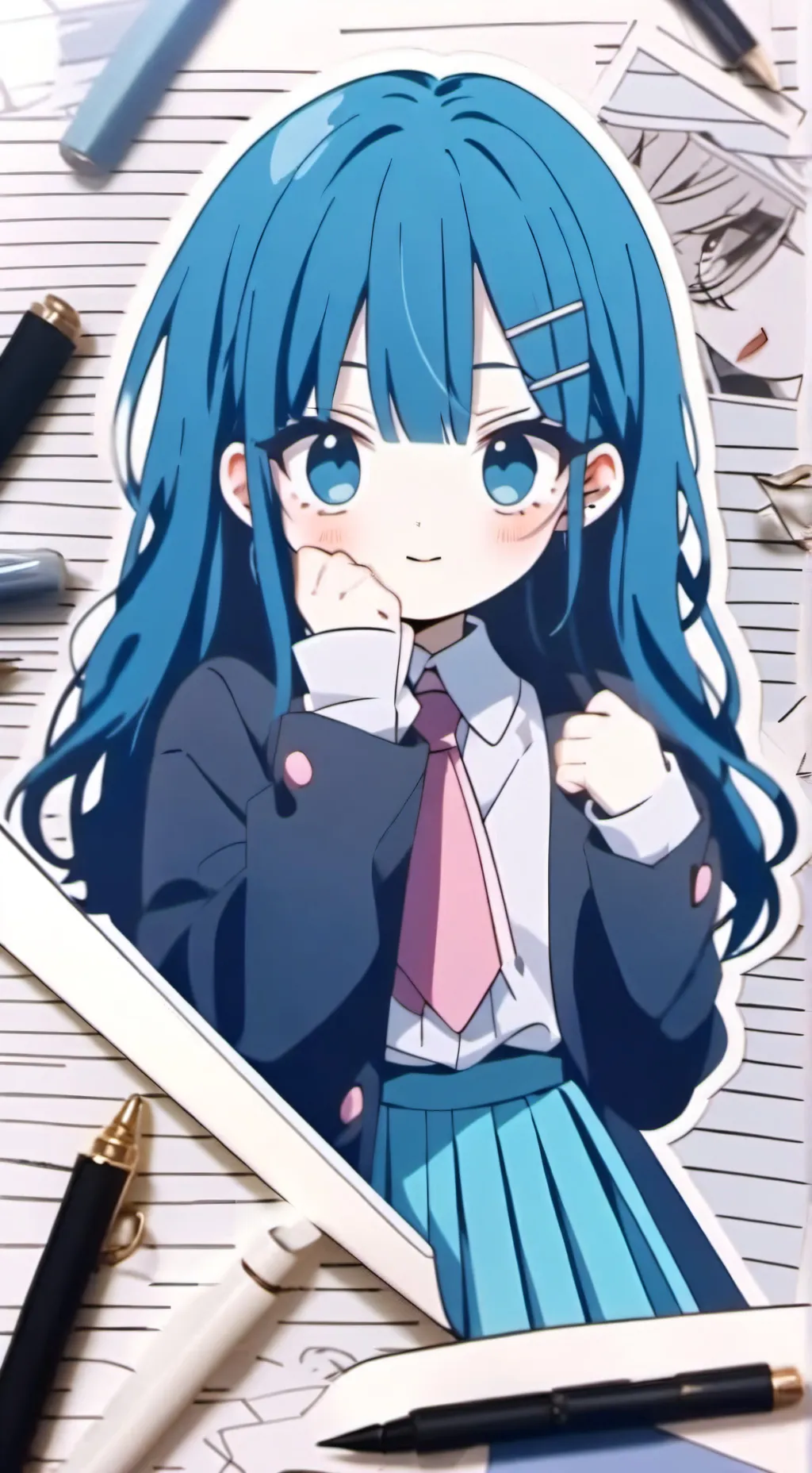 ai character: cherry background