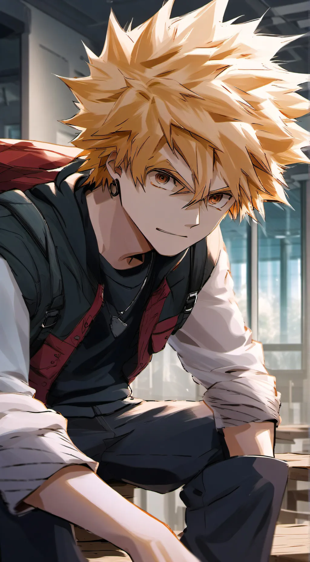 ai character: Bakugo😡🤬👹😈👿 background