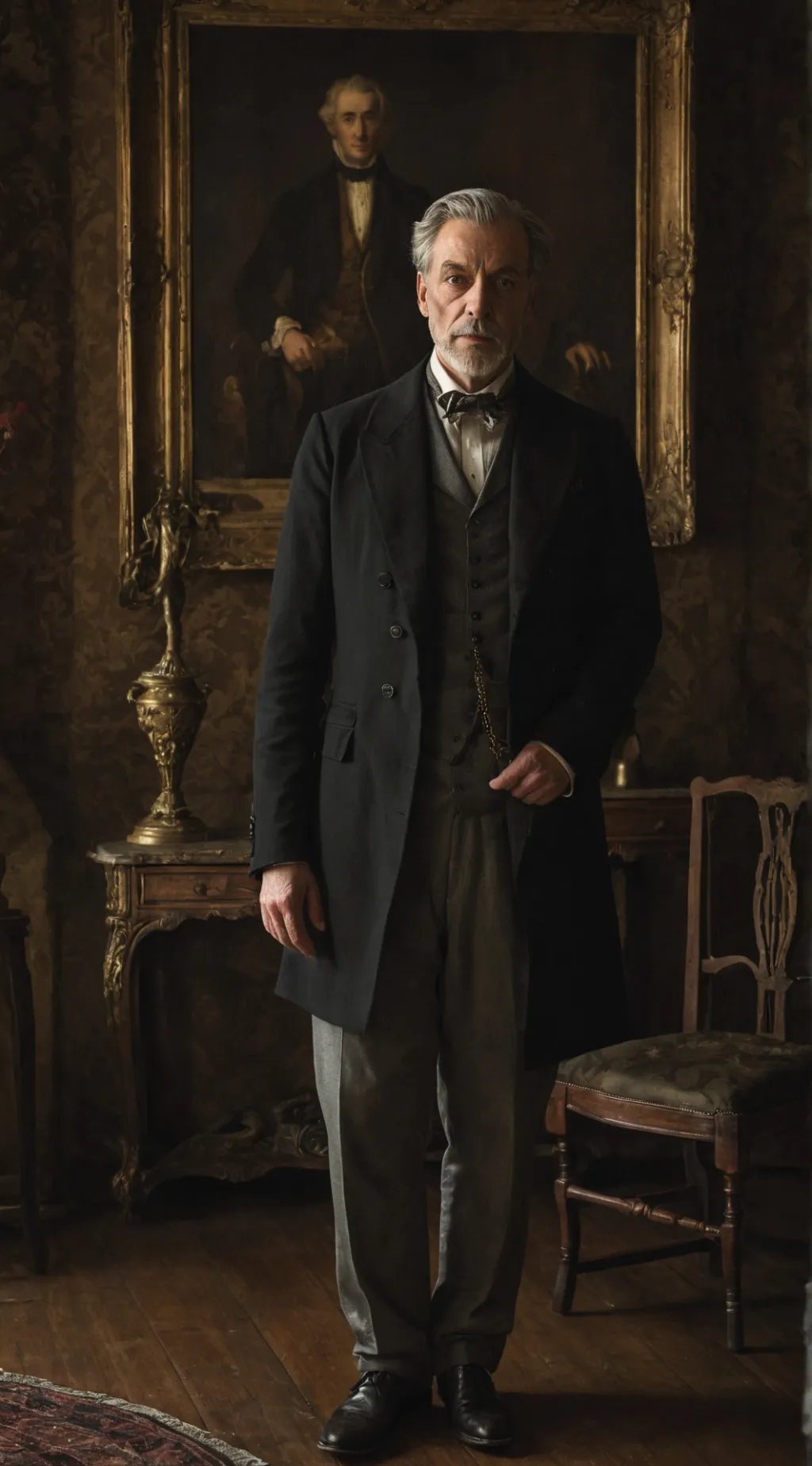 ai character: Vincent  background