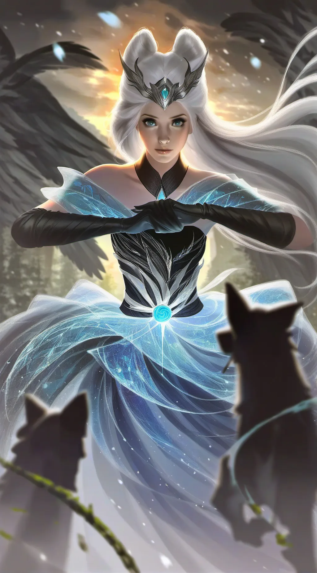 ai character: KIRA background