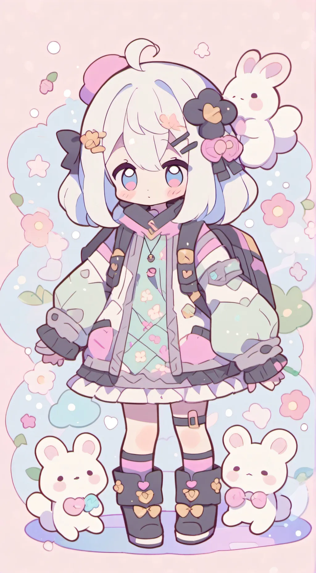 ai character: Vivi culer- background