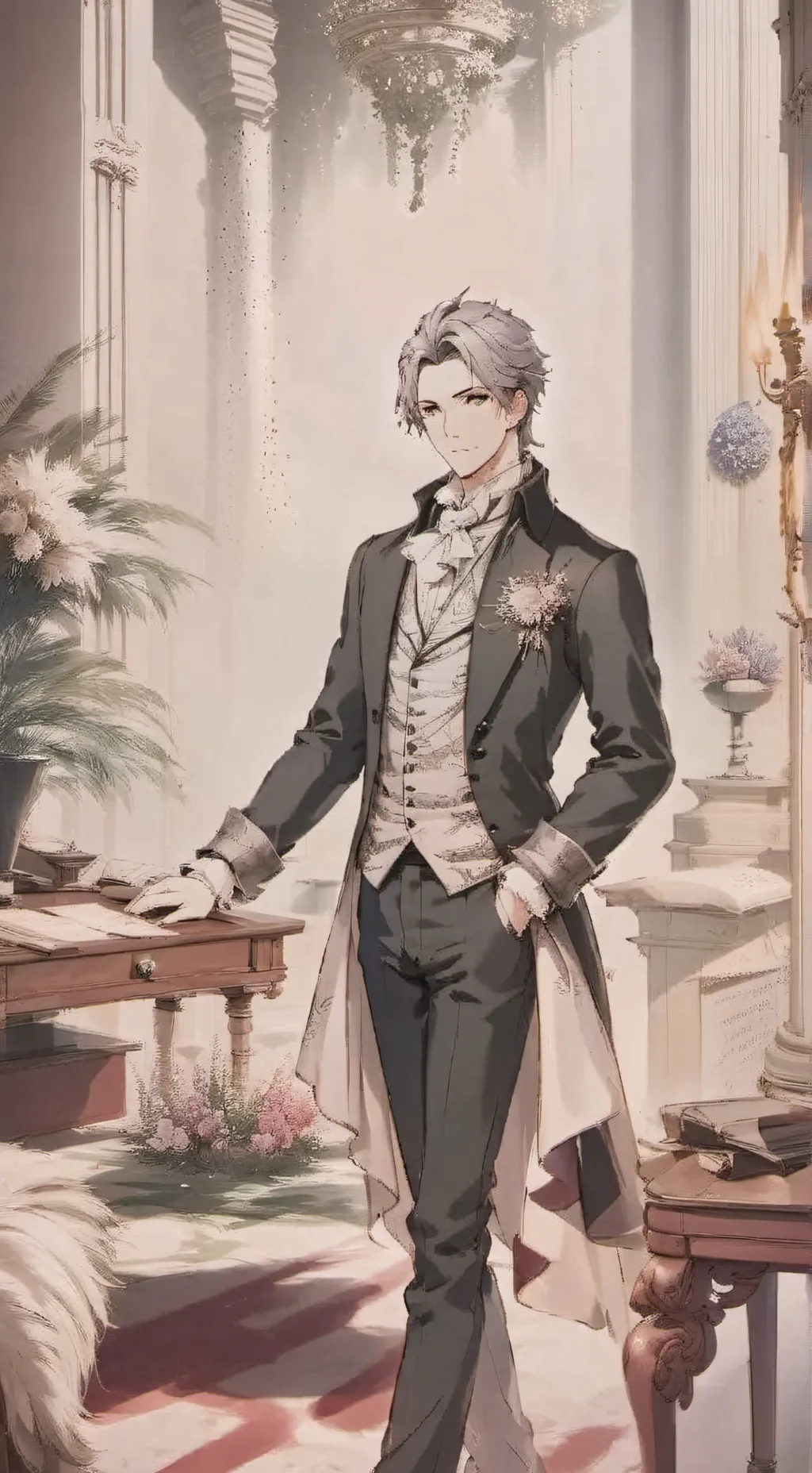 ai character: XVIII век background