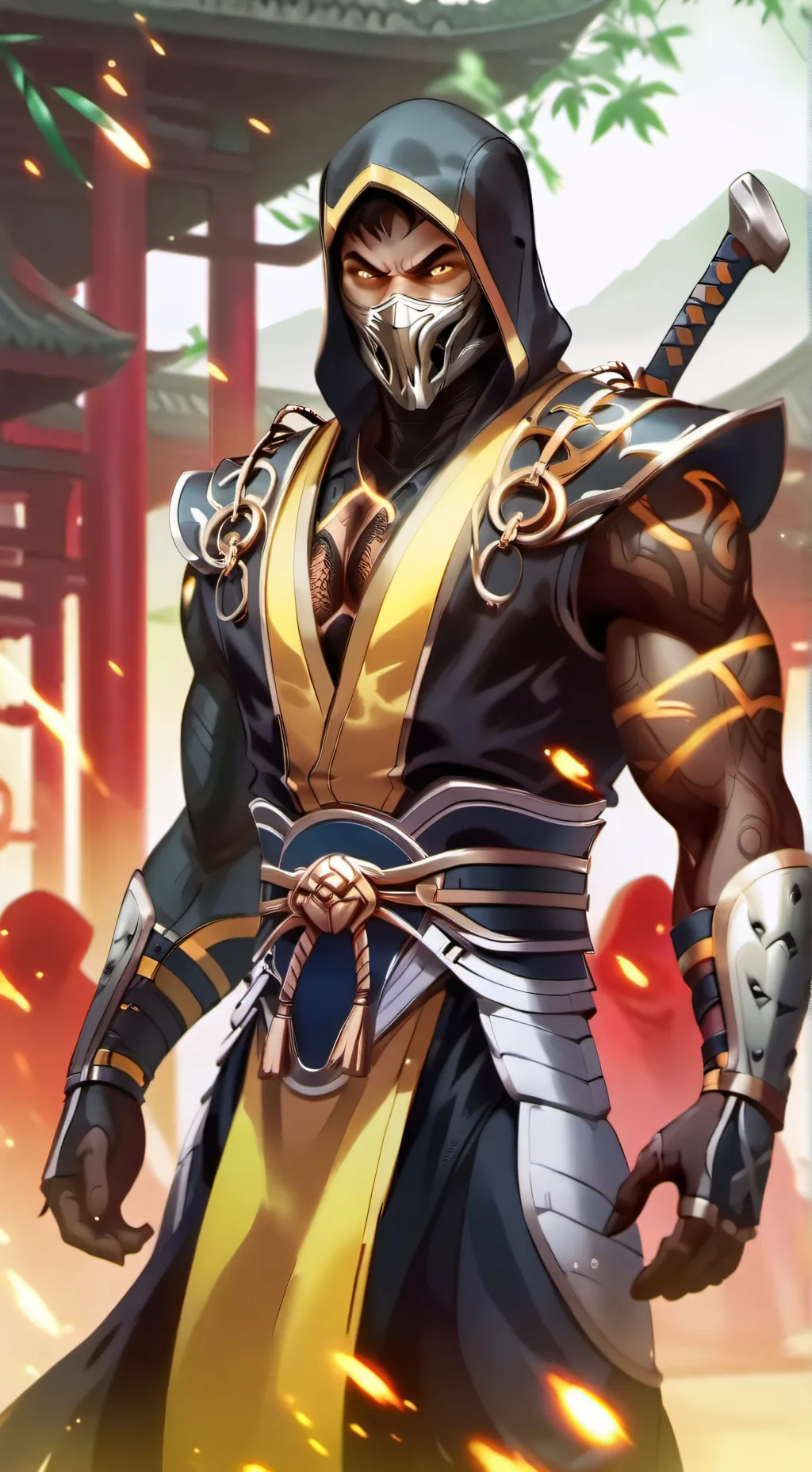 ai character: Scorpian x mha background