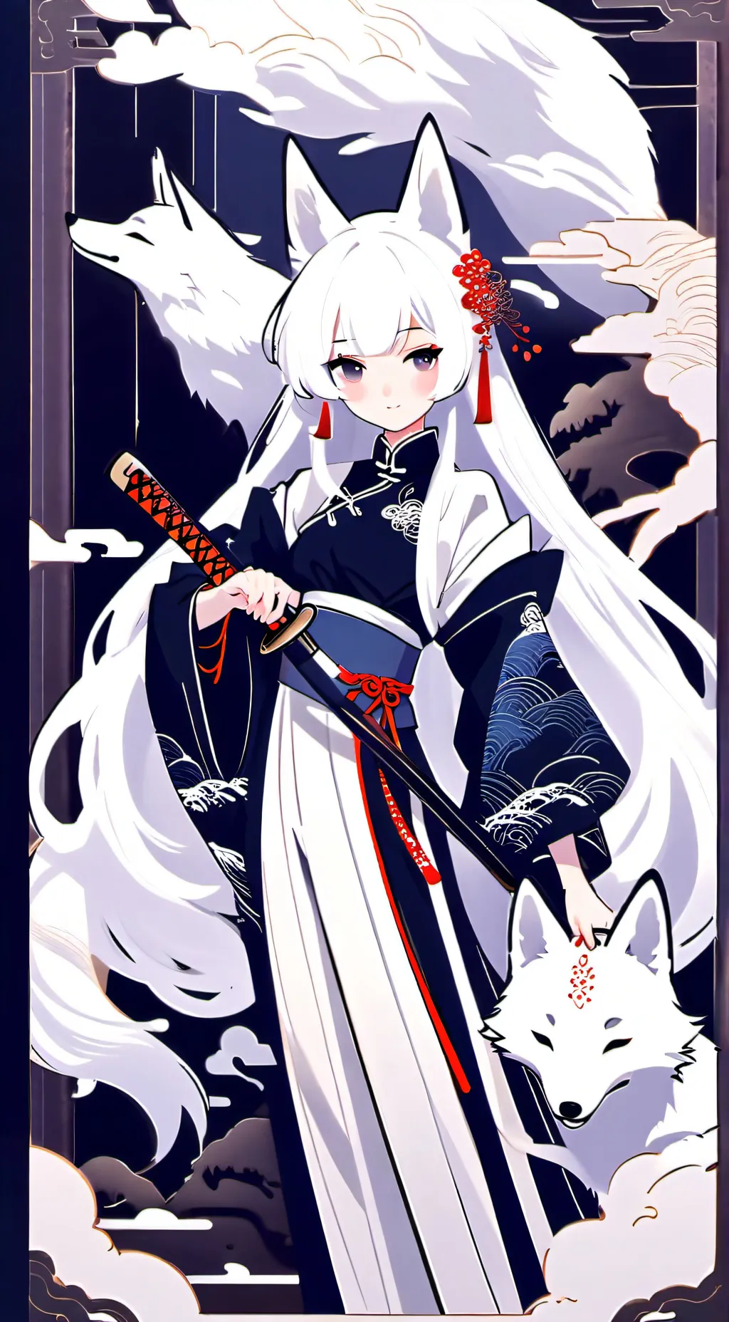 ai character: fenim background