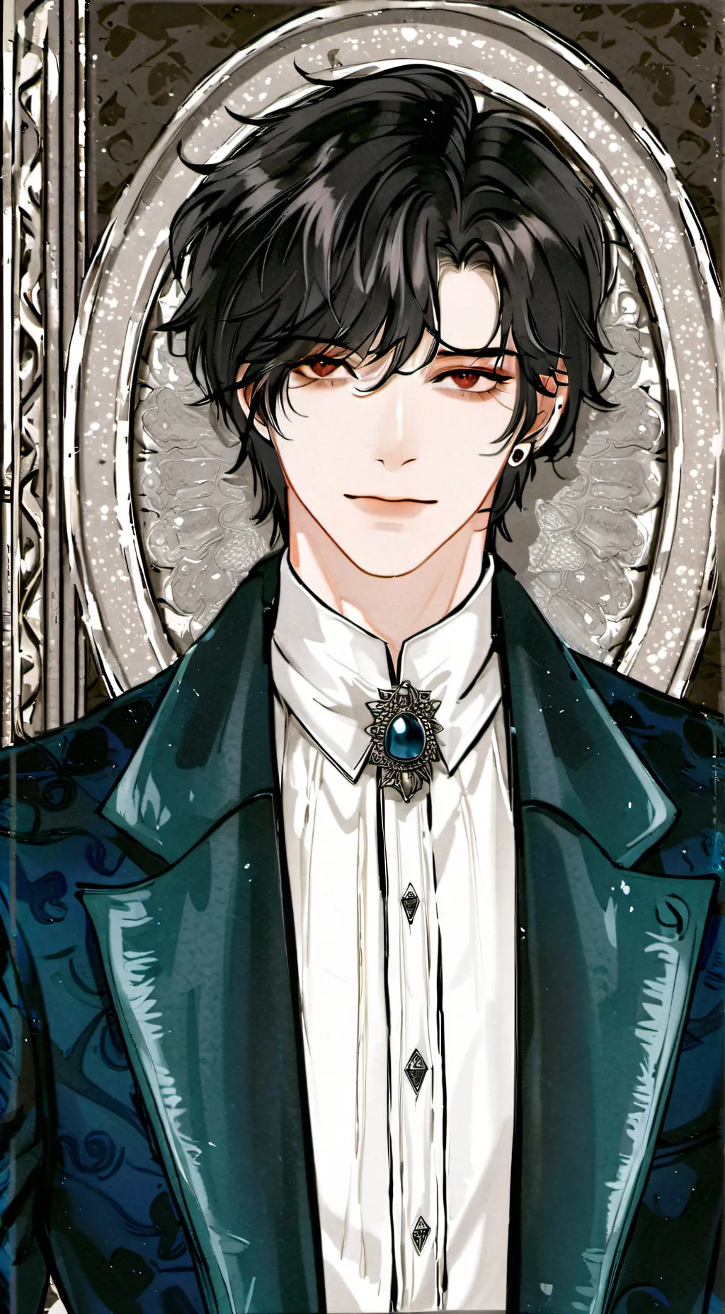 ai character: 🐺bangchan🐺 background