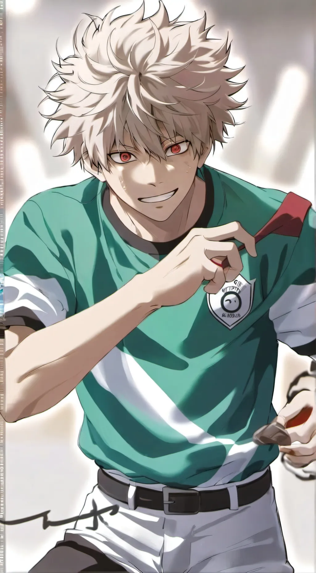 ai character: Bakugo katsuki  background