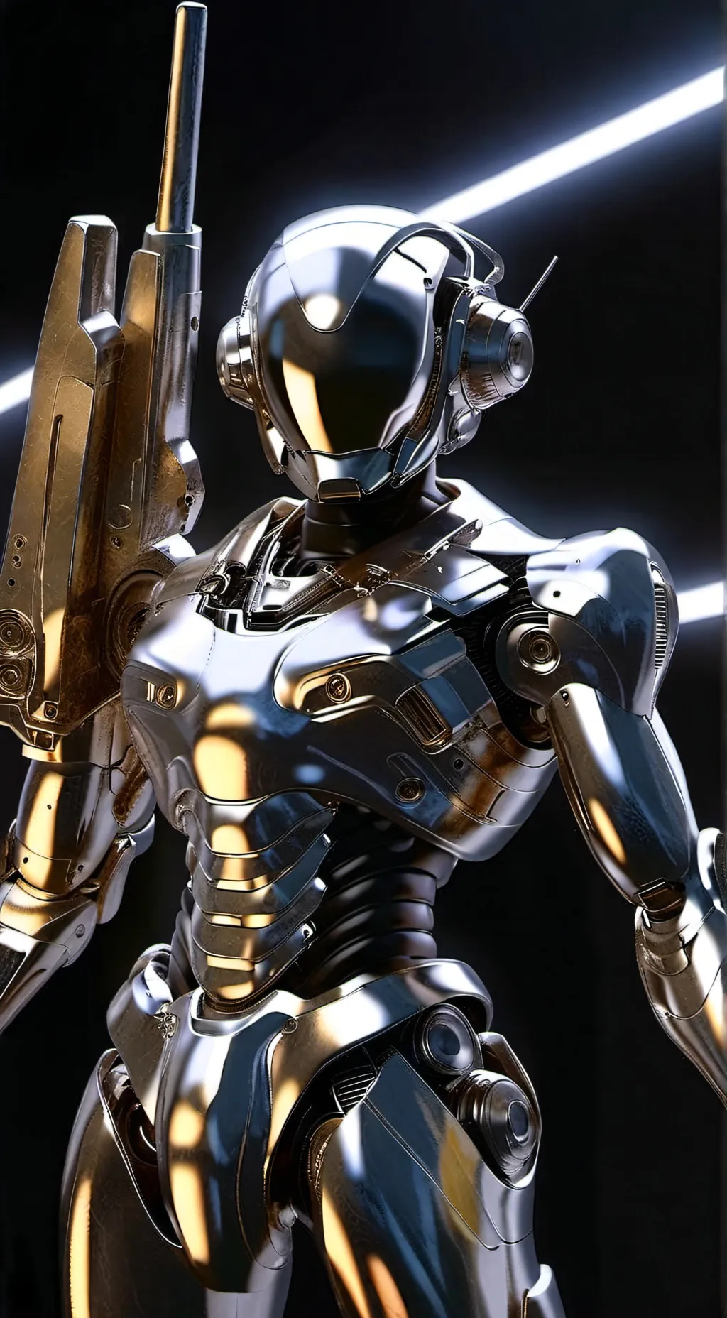 ai character: камера па background