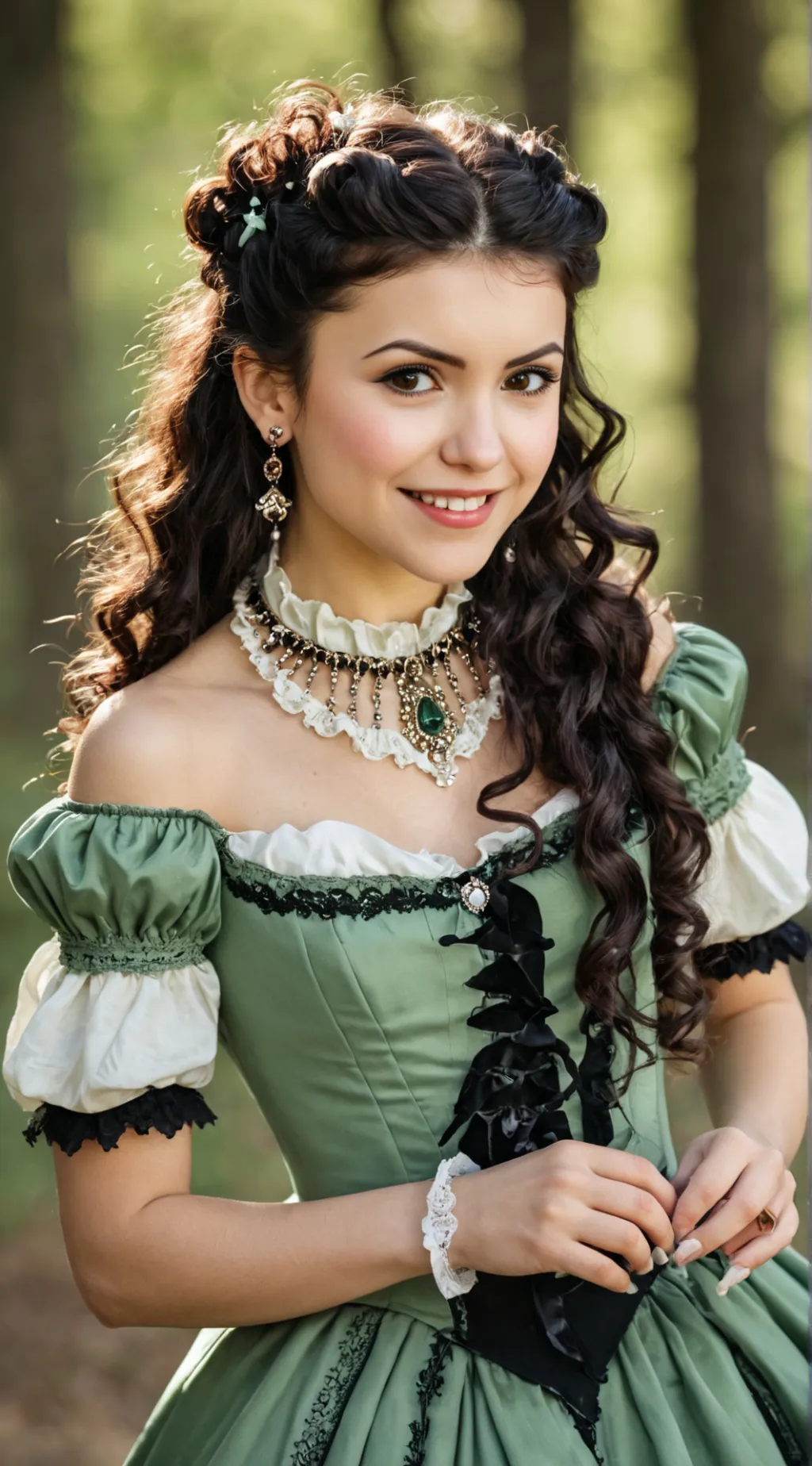 ai character: Katherine  background