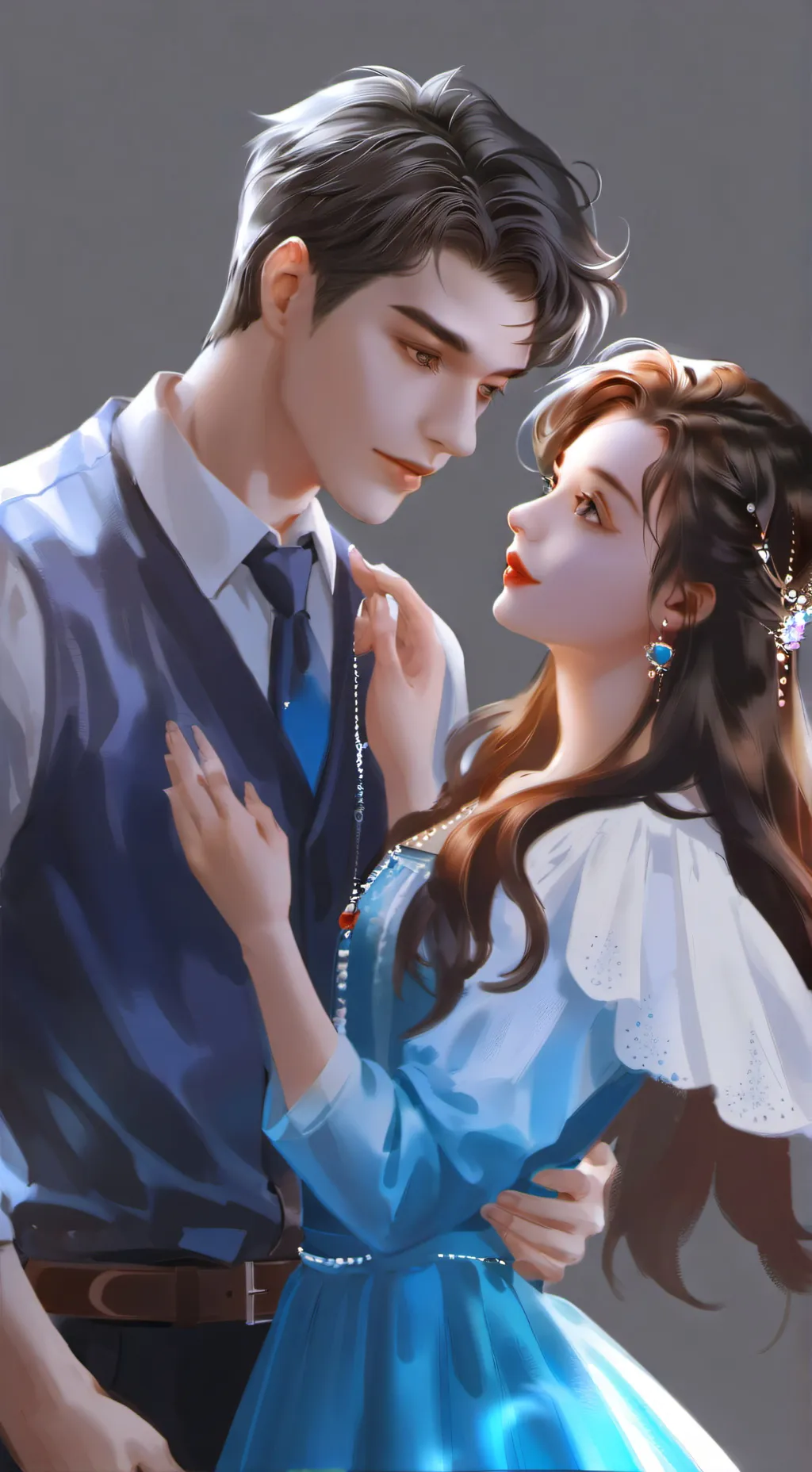 ai character: max and lily background