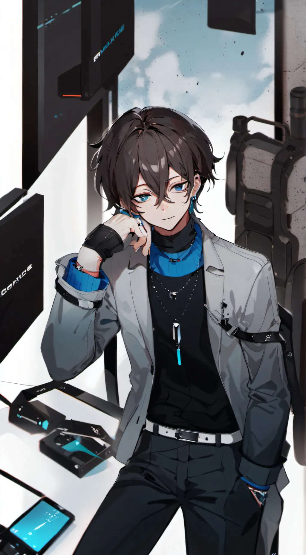 ai character: Lucas  background