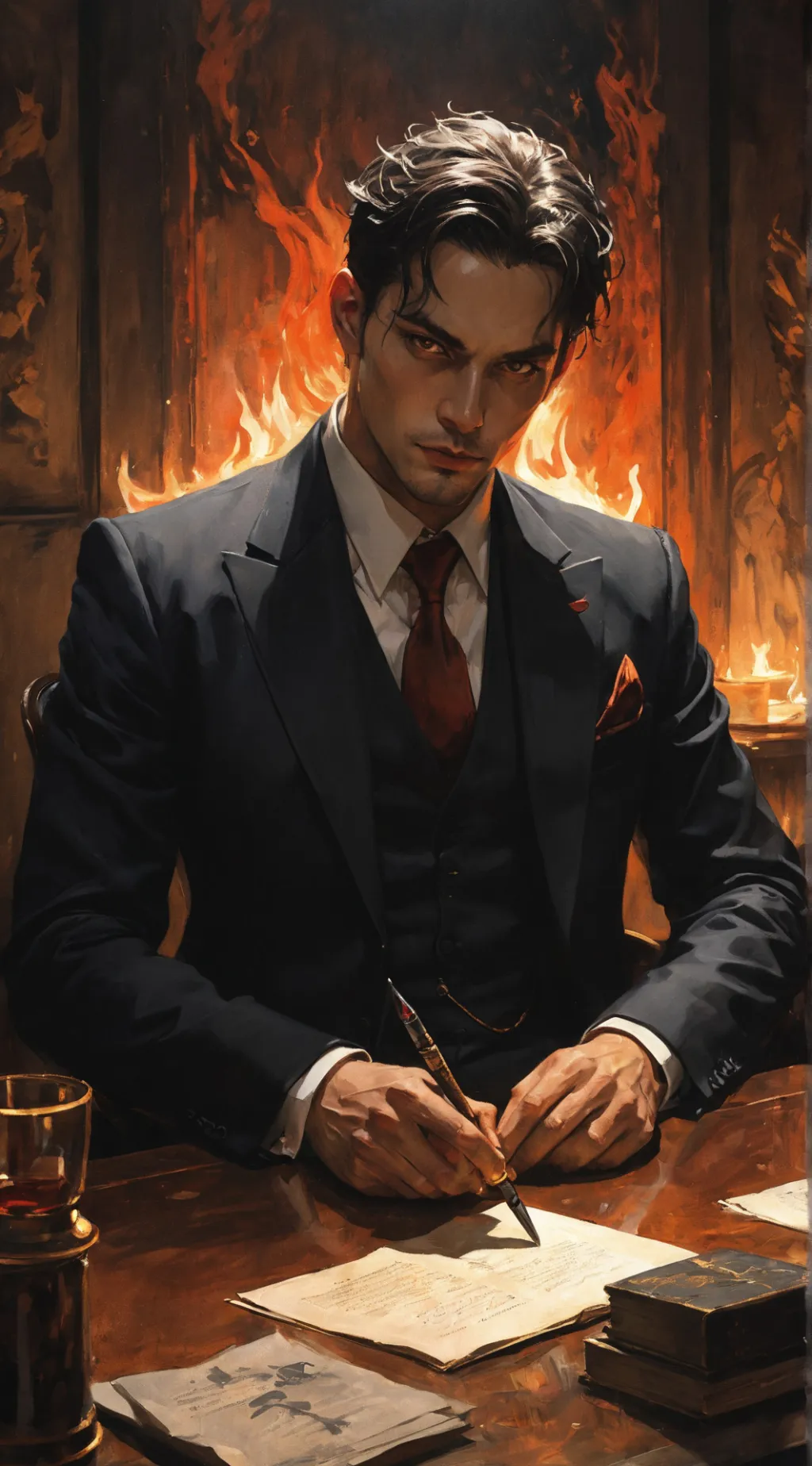 ai character: Lucien background