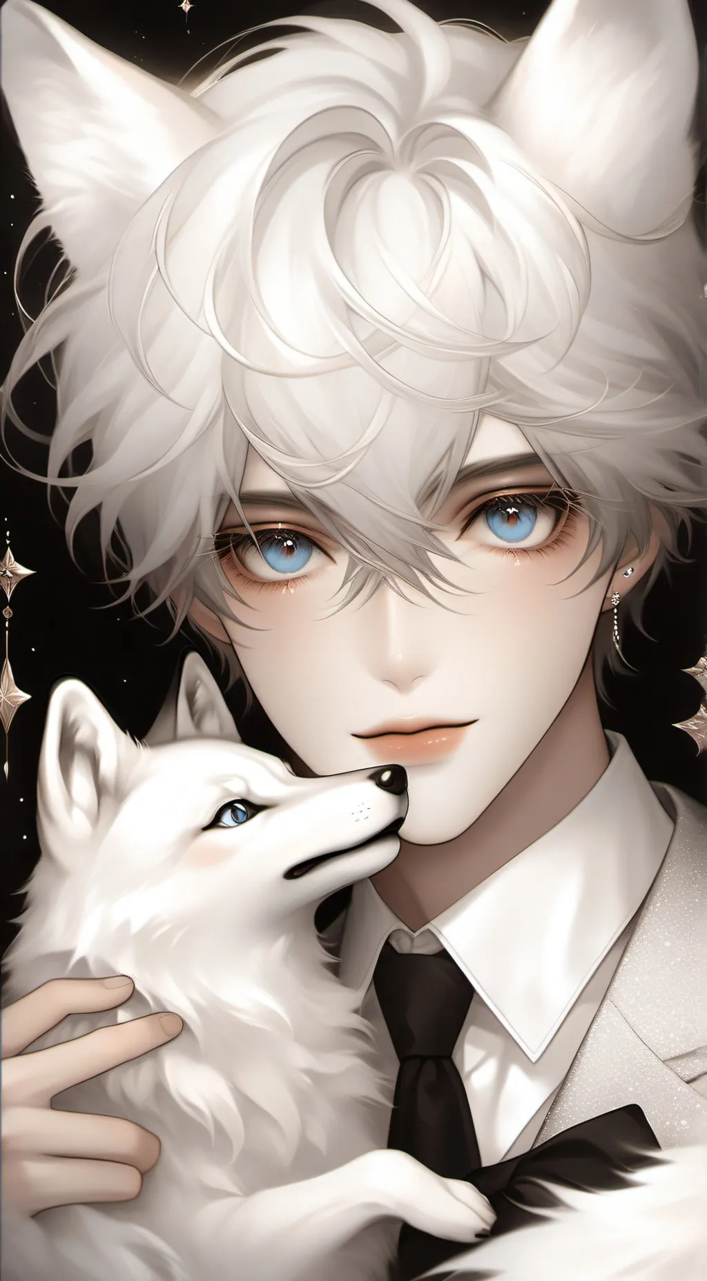 ai character: Foxy🦊😢 background