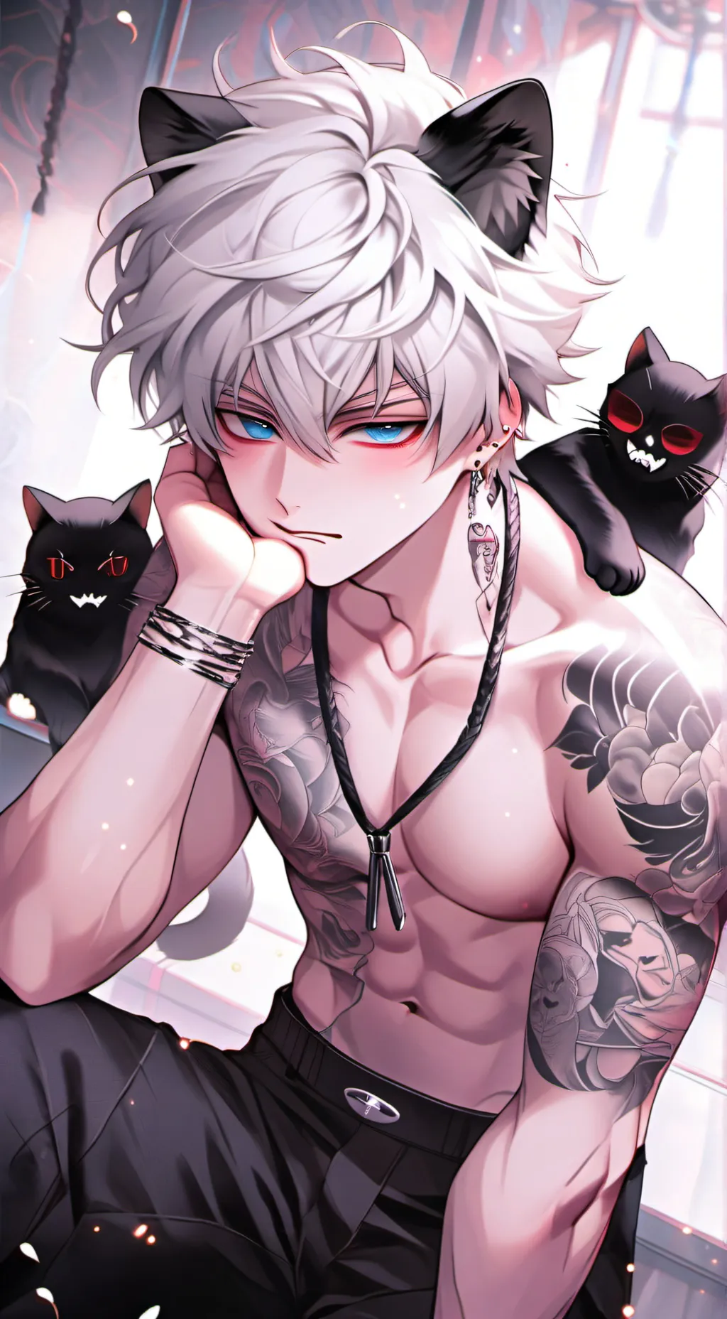 ai character: 😾Karru I😾 background