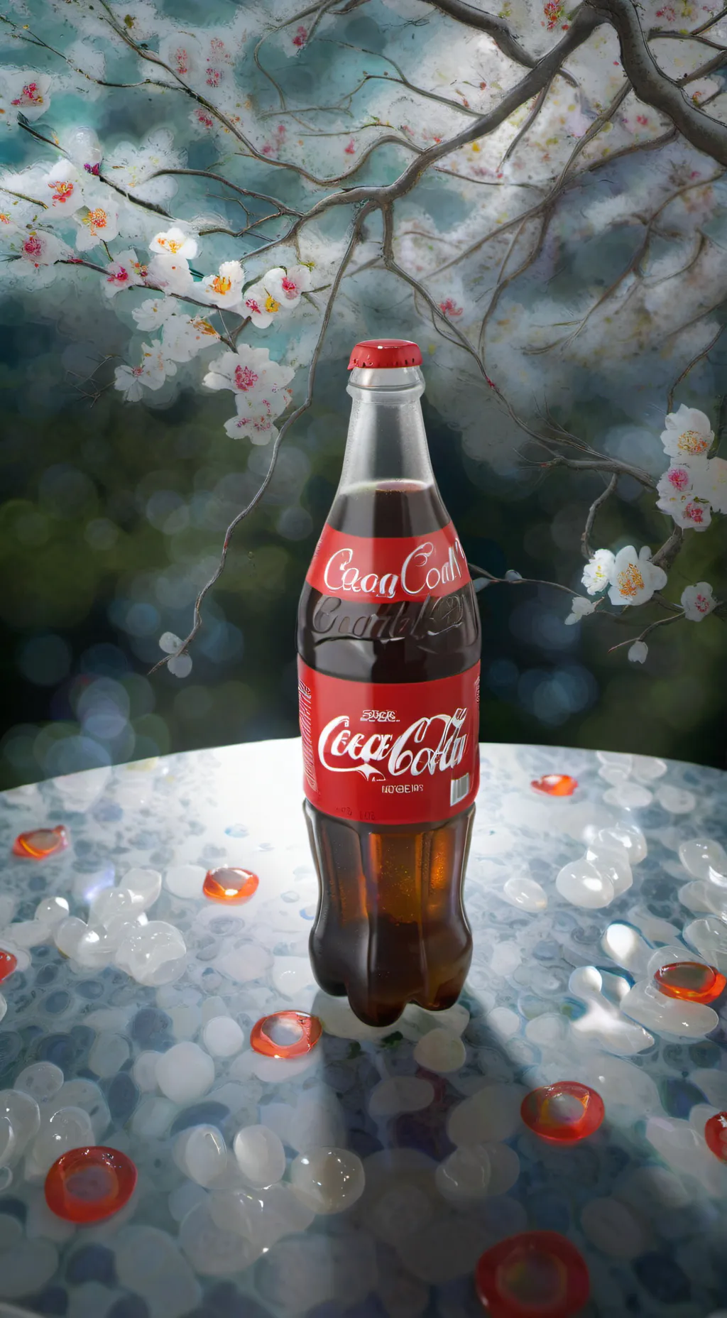 ai character: Coca-Cola vs Pepsi background