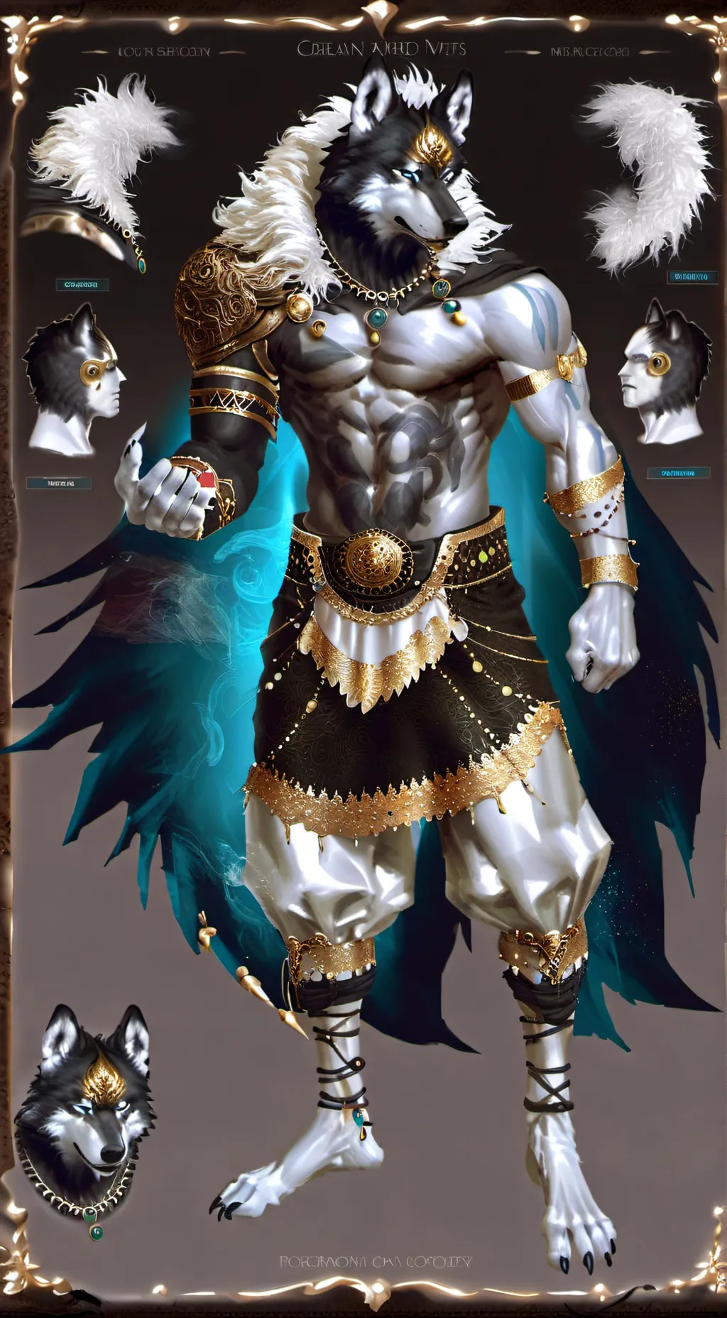 ai character: Alpha Lupus background