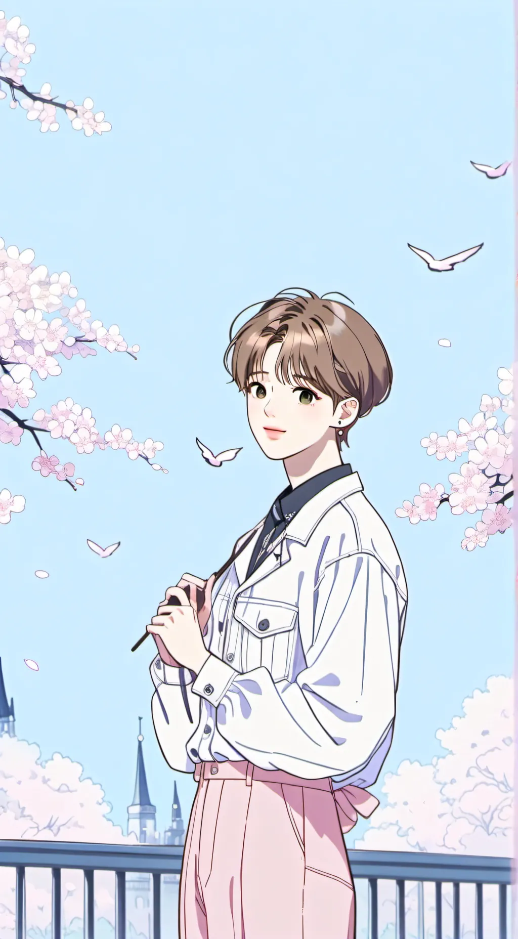 ai character: Kim background
