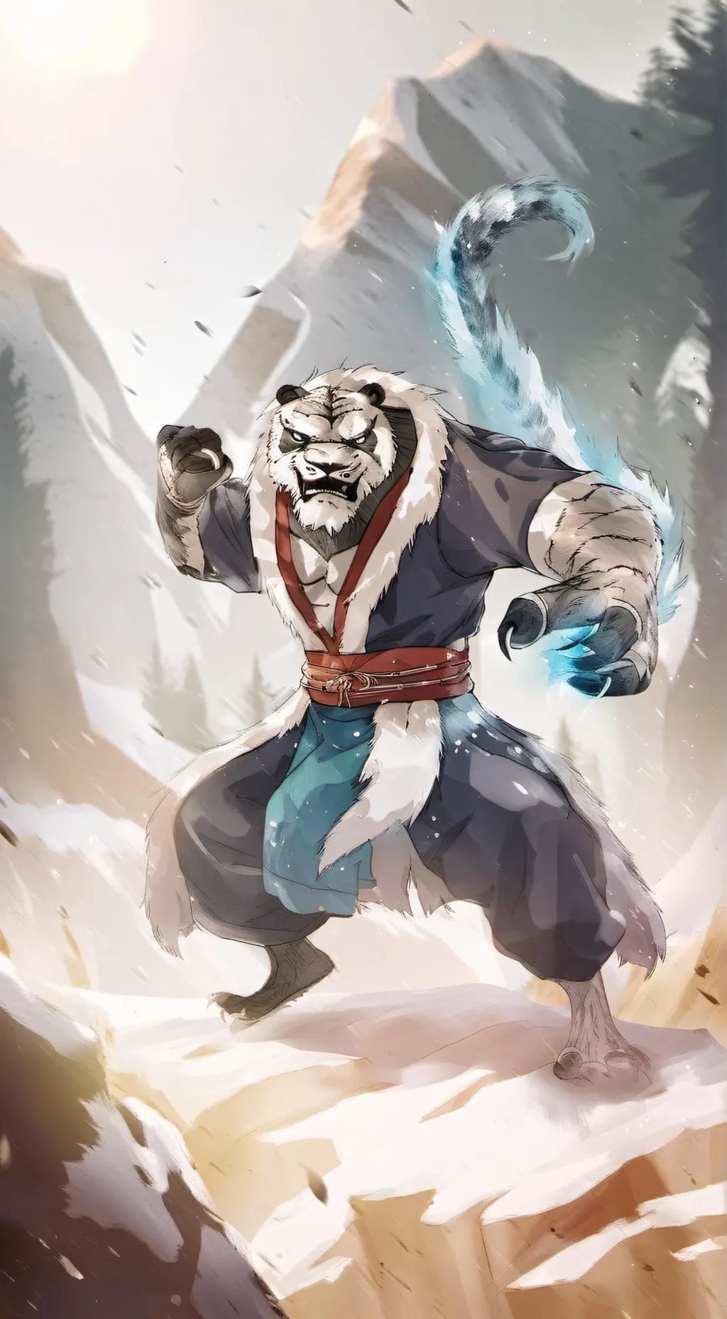 ai character: ForsakenxDW background