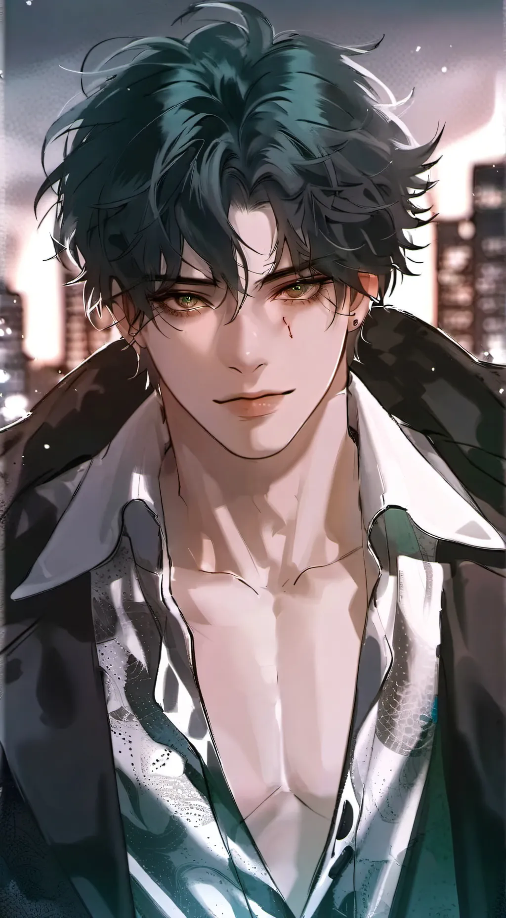 ai character: Hero×Villian background