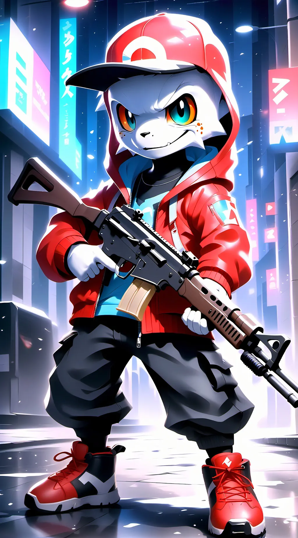 ai character: A robbery background