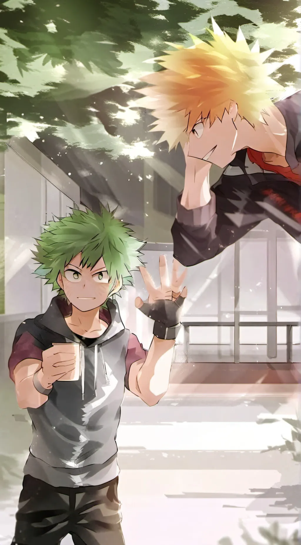 ai character: bkdk Panic attack background