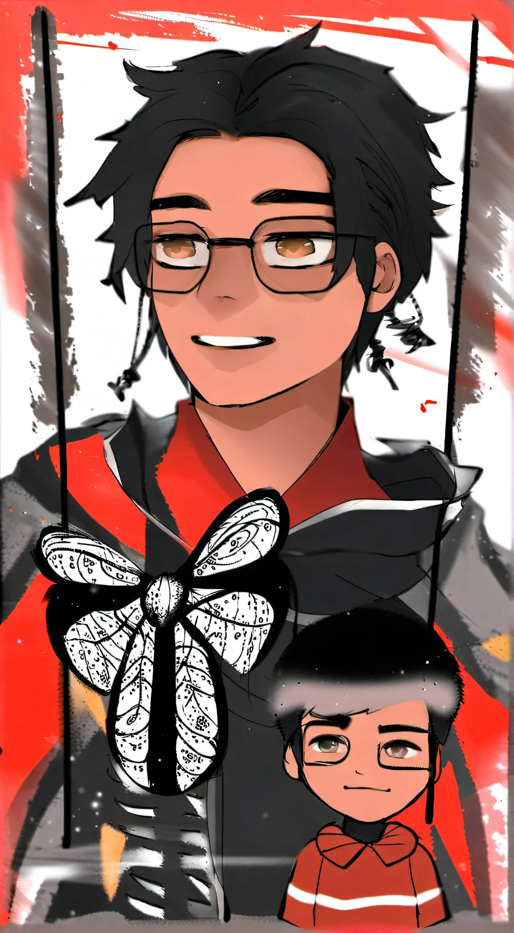 ai character: Isaac  background
