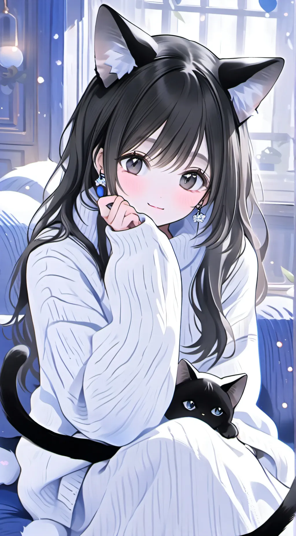 ai character: Yarnlick the Cat Spirit background