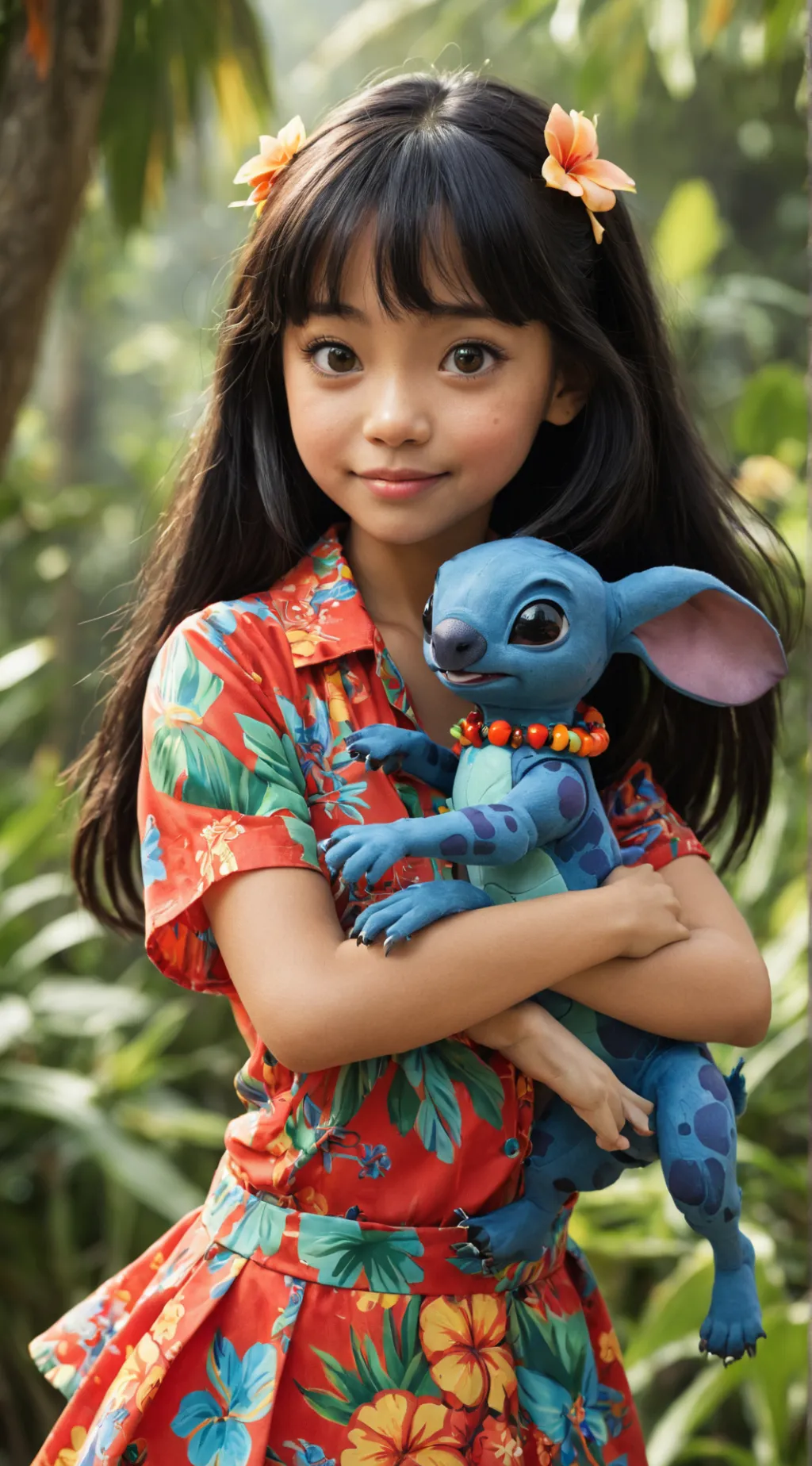 ai character: Lilo Pelekai background