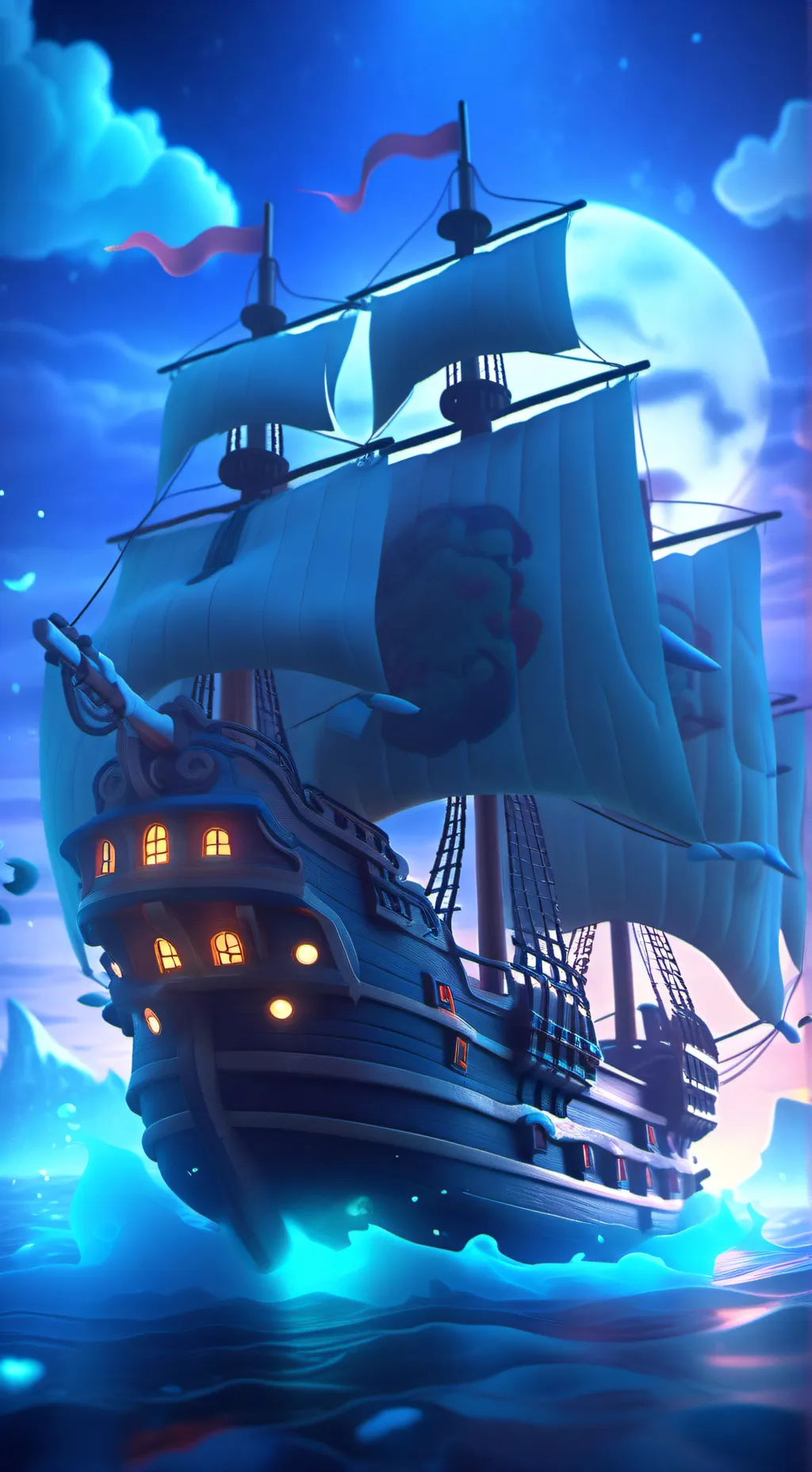 ai character: The sea hunters￼ background