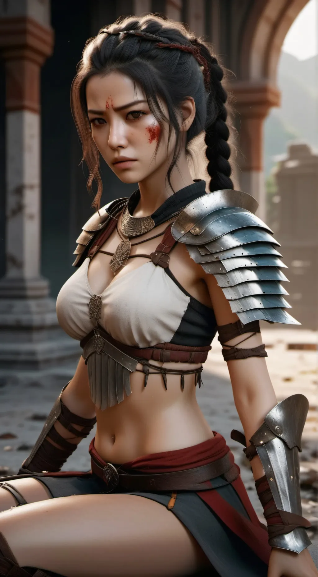 ai character: Warrior background