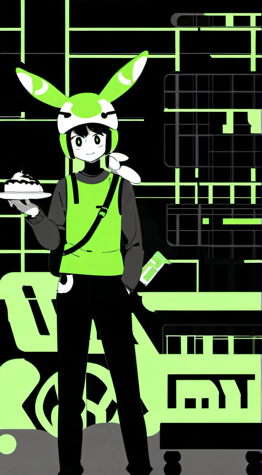 ai character: yaradere Vee background