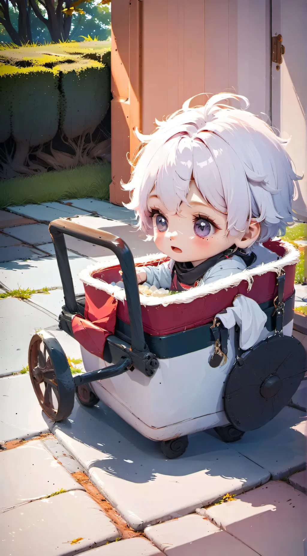 ai character: Baby Alex  background