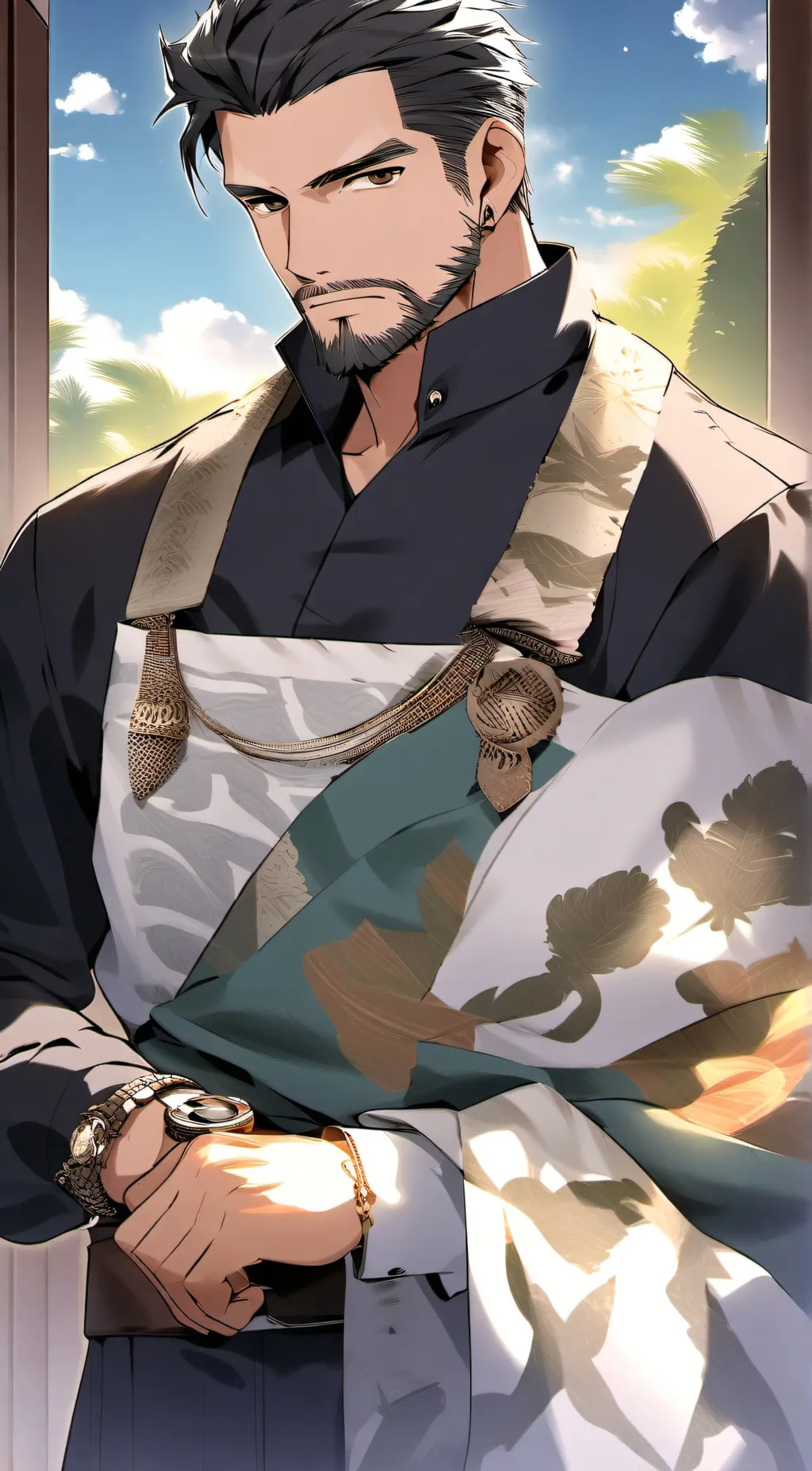 ai character: Adrian Romero background