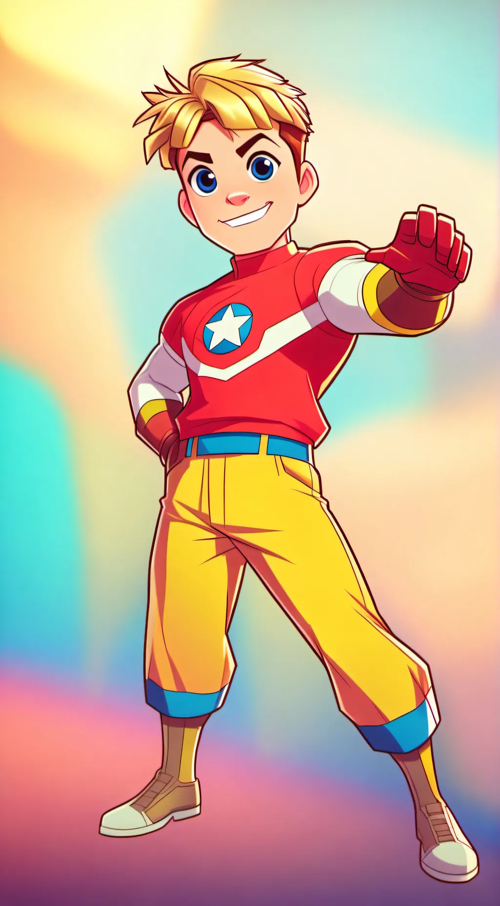 ai character: Avengers Daycare background