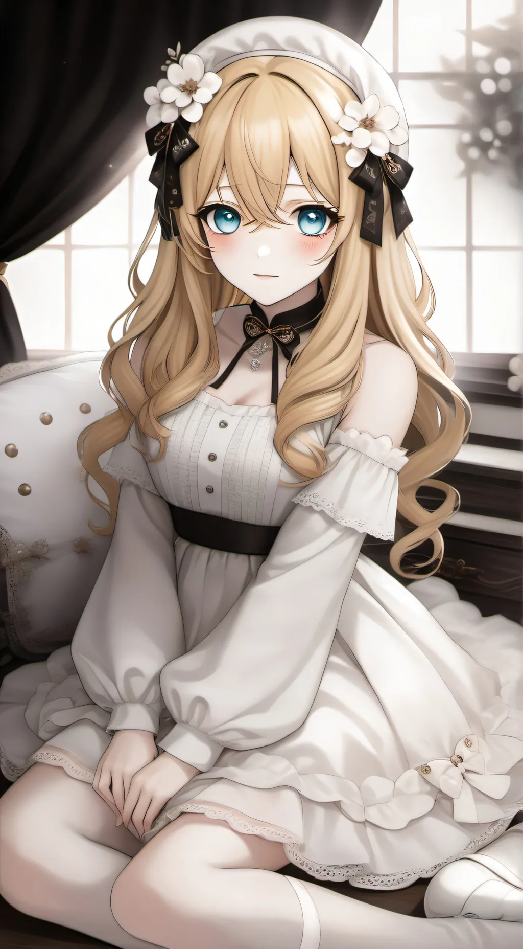 ai character: Qistina ♡´･ᴗ･`♡ background