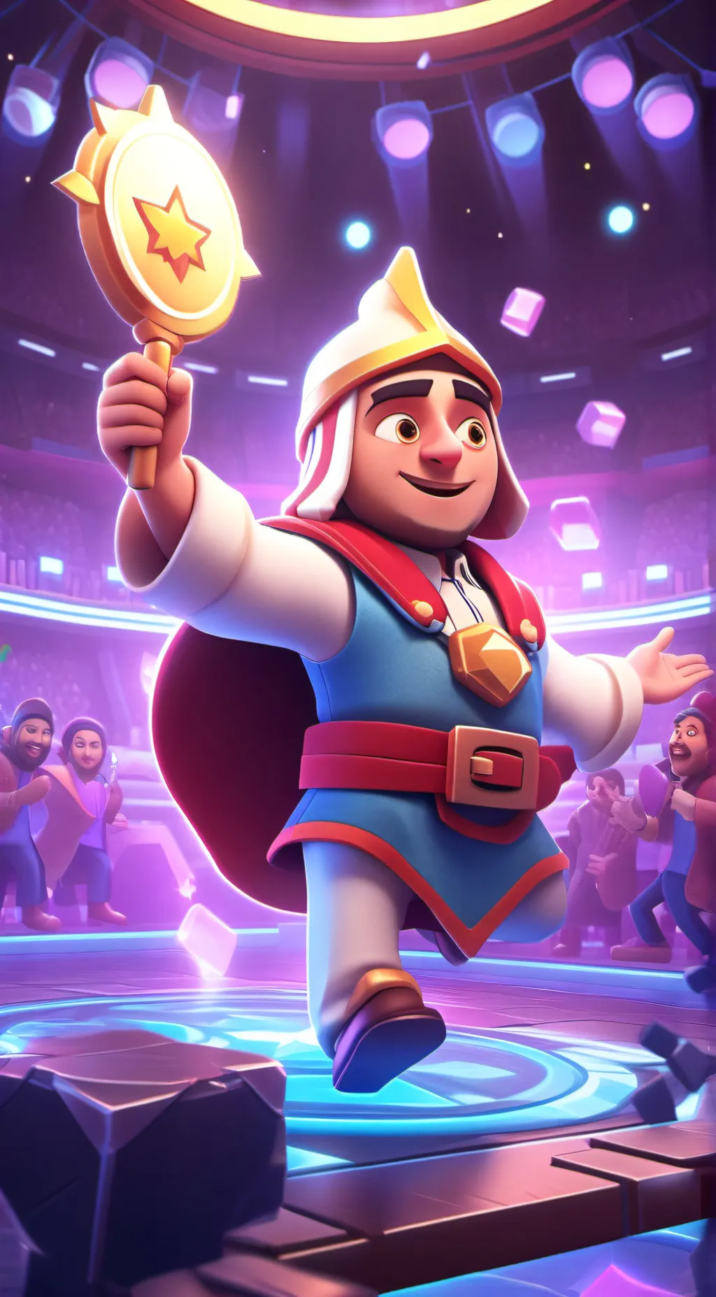 ai character: Gru  background