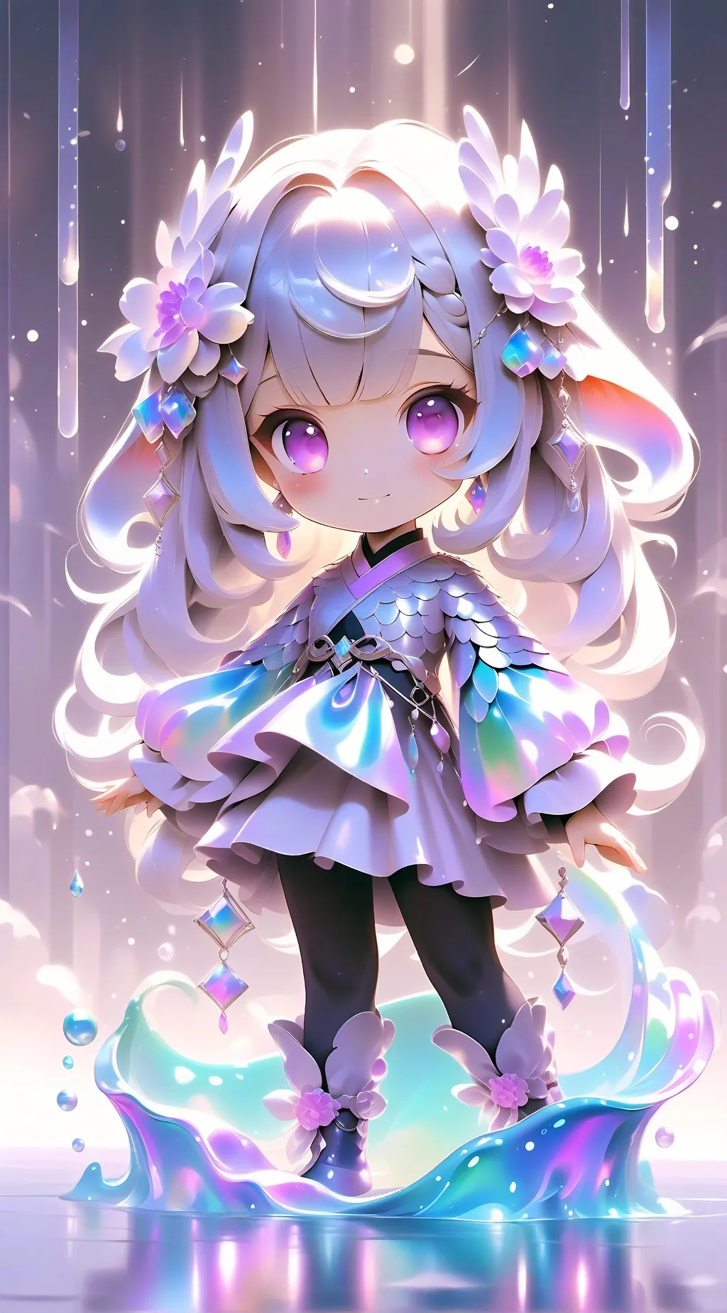 ai character: CHAPTER 8 LUNA♠︎♥︎ background