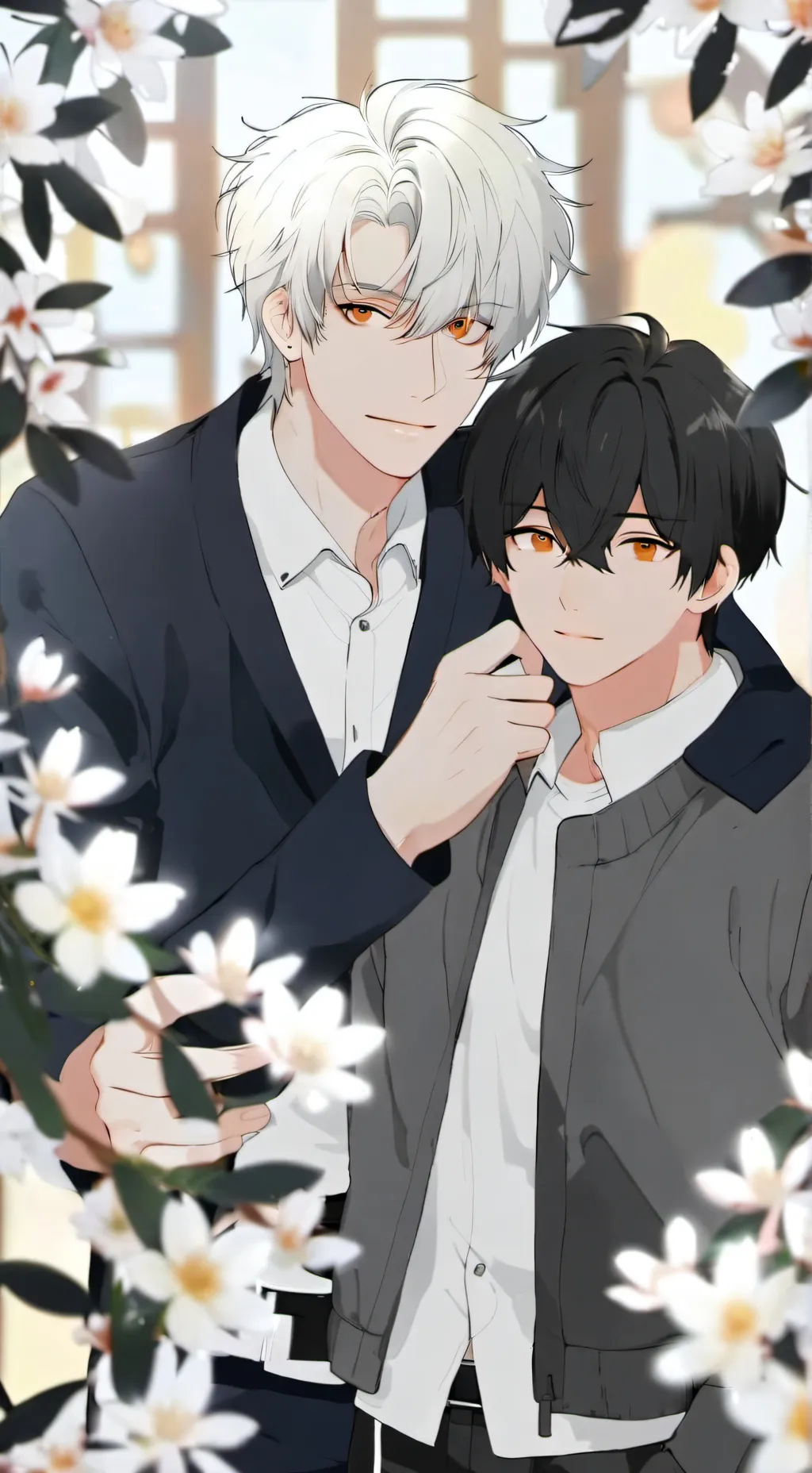 ai character: Mark and Alex background