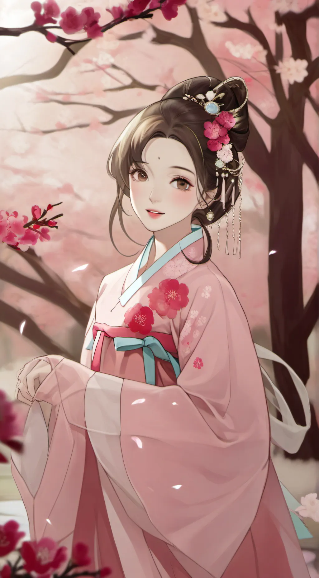 ai character: Rosary kim-park background