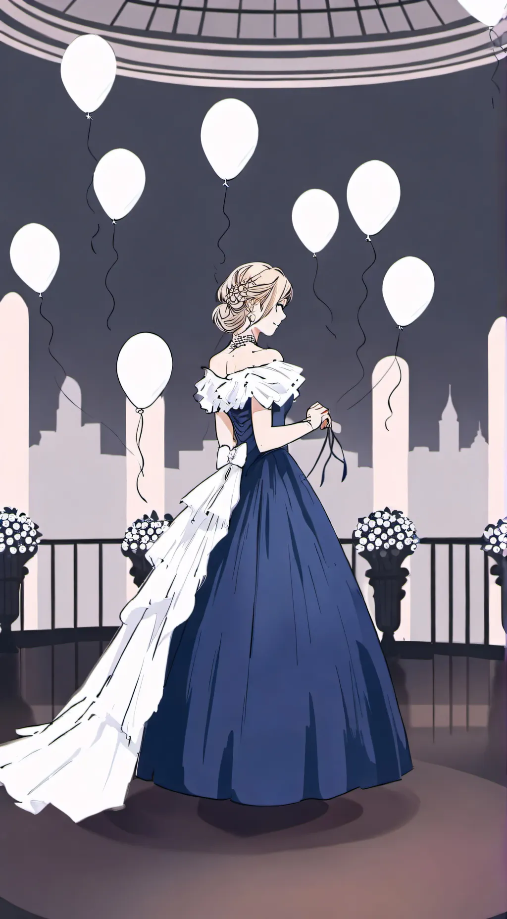 ai character: hxh prom background