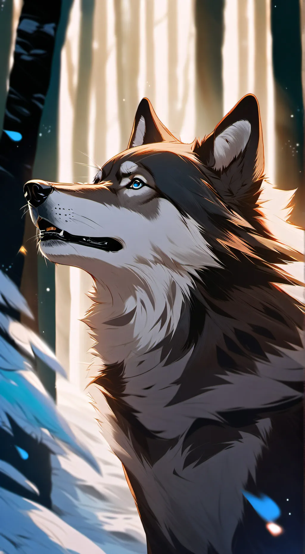 ai character: Wolffy background
