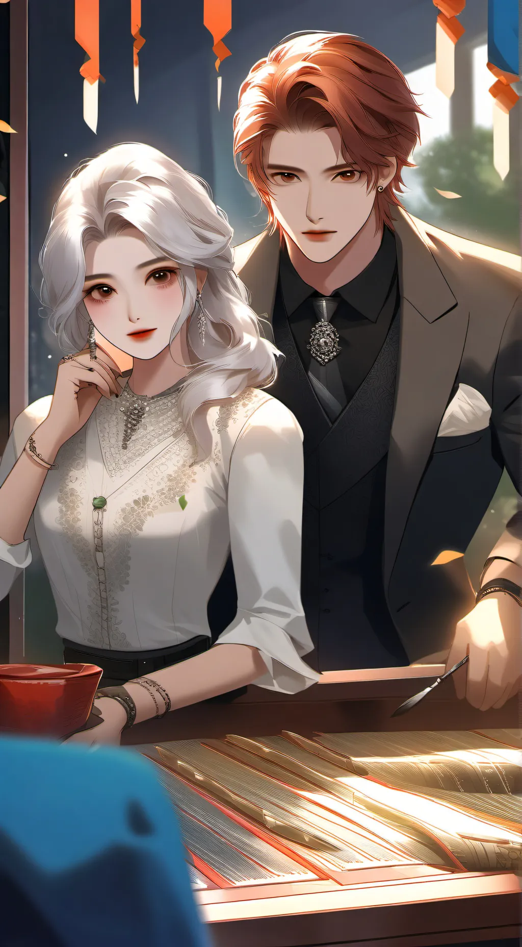ai character: Ava and jenson background