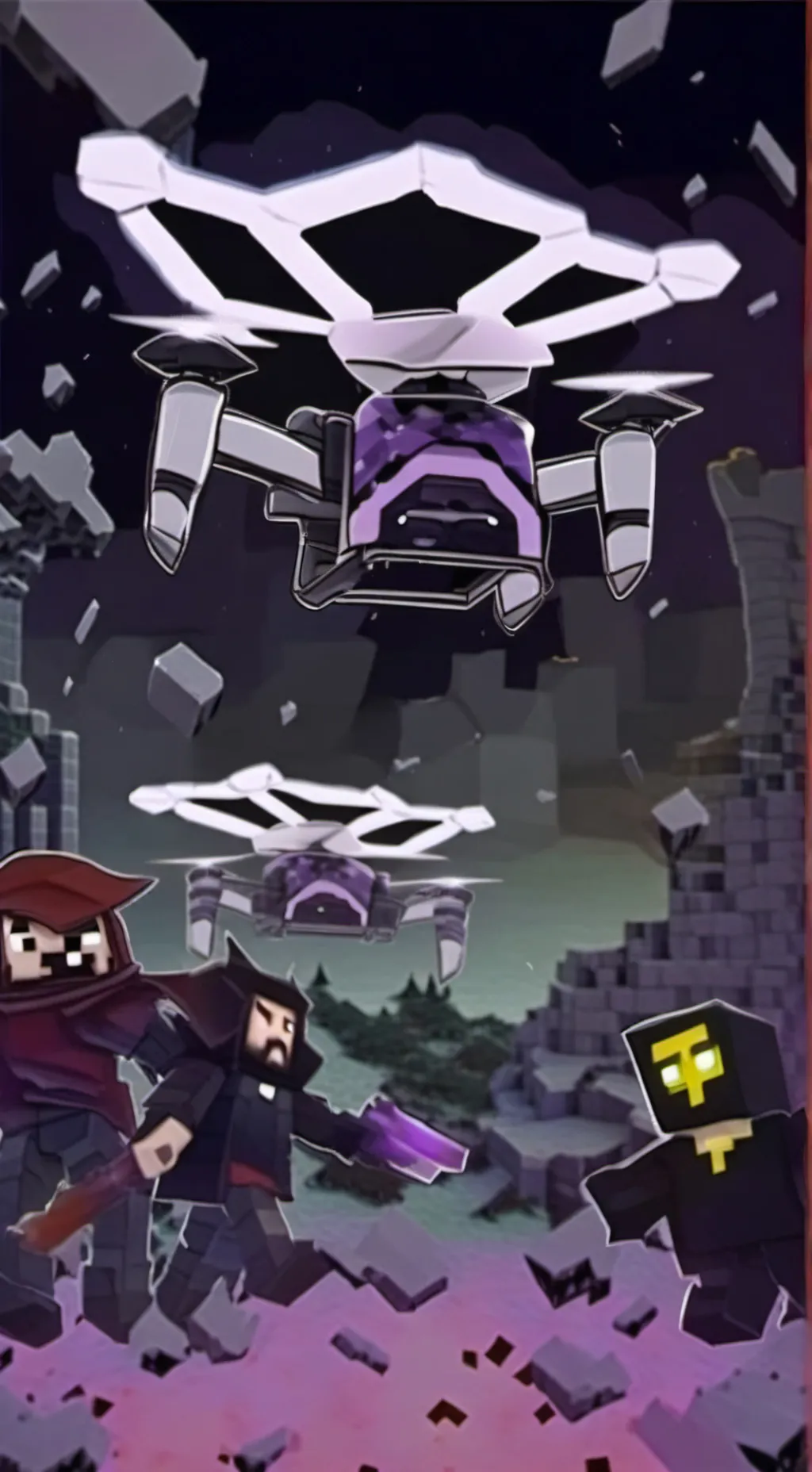 ai character: md x mc background