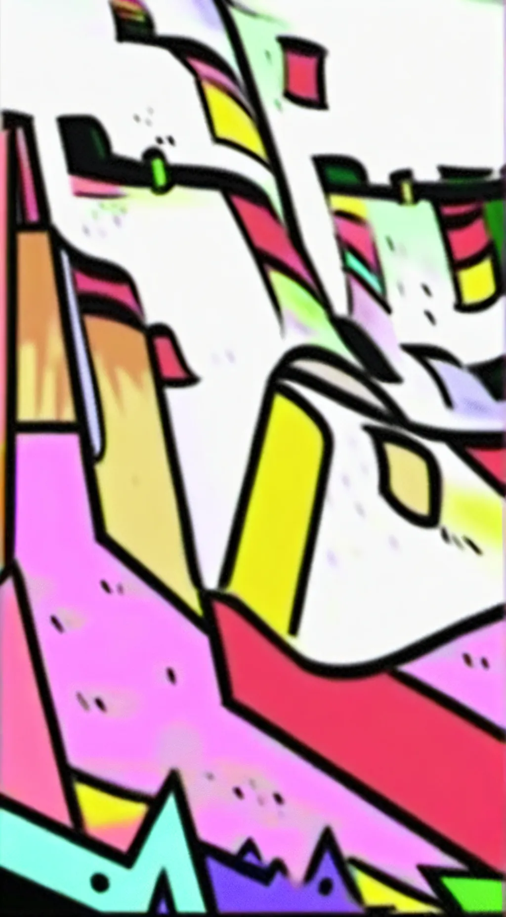 ai character: Unikitty x mf background