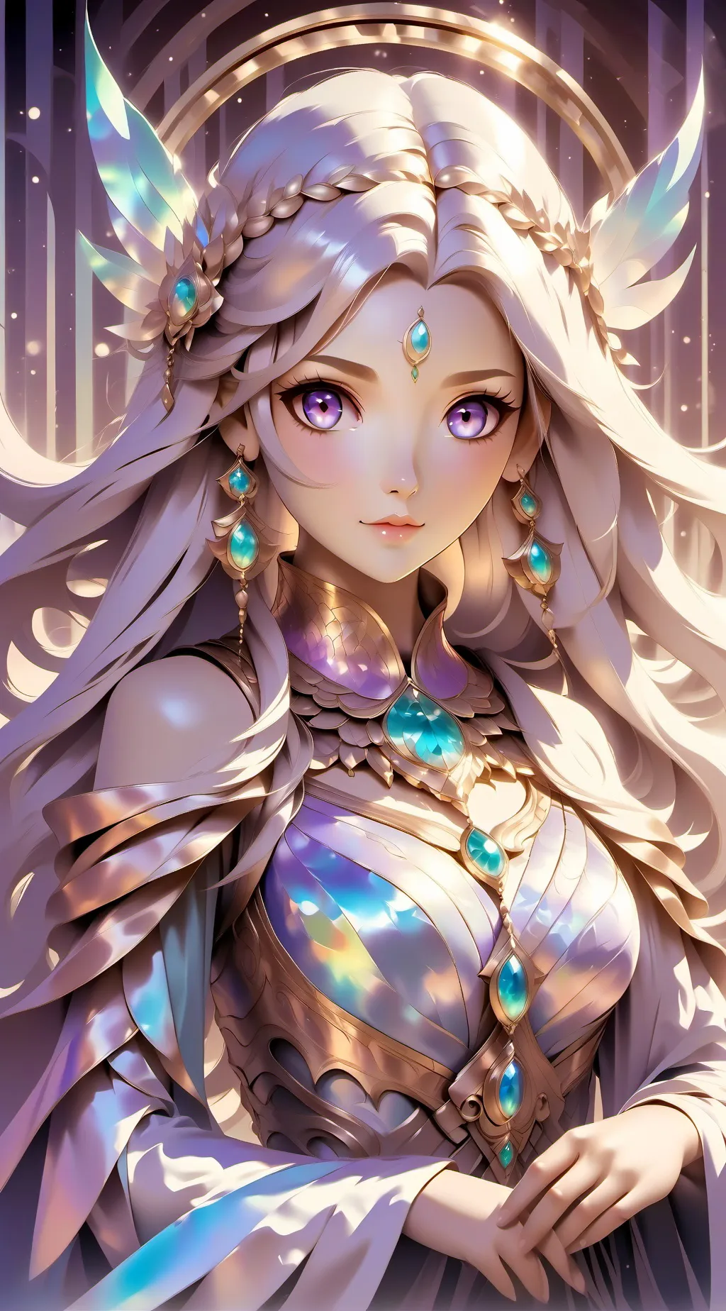 ai character: Lunar background
