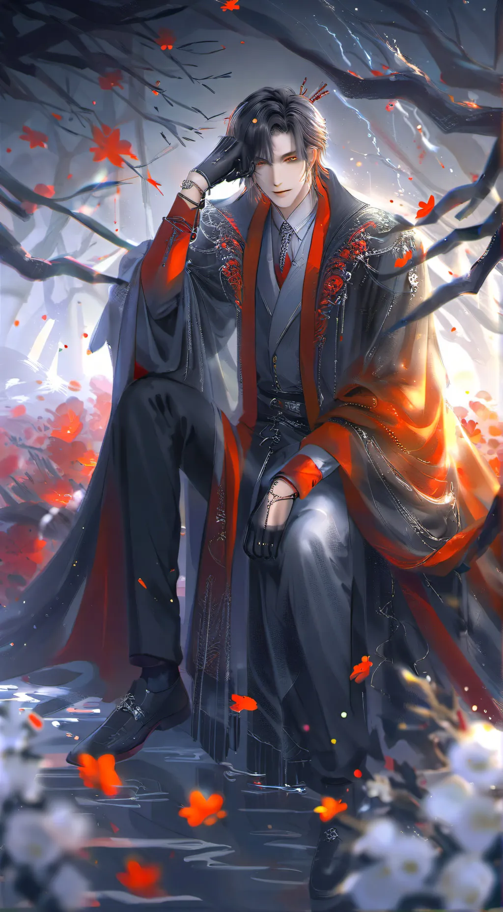 ai character: monster infection background