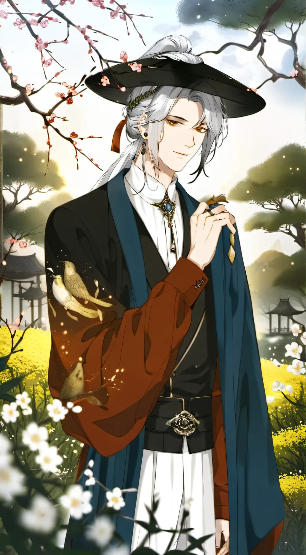 ai character: Oliver  background