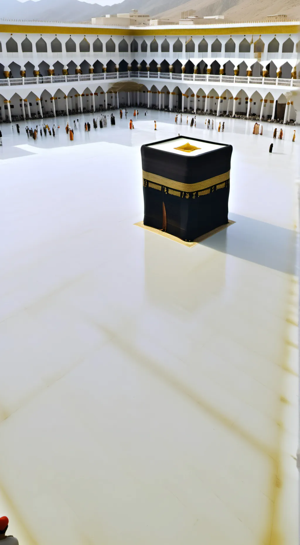 ai character: الكعبه background