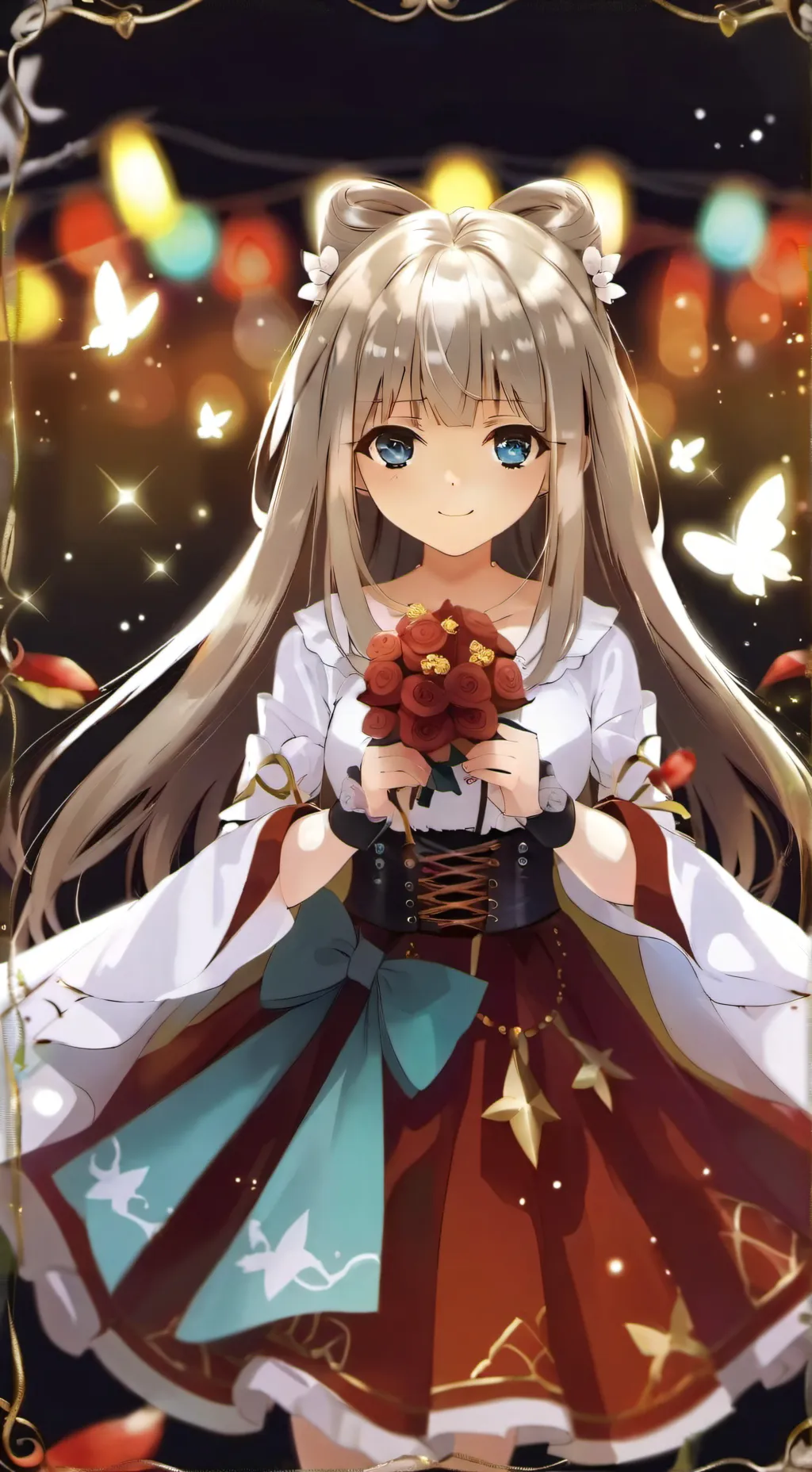 ai character: Angela  background