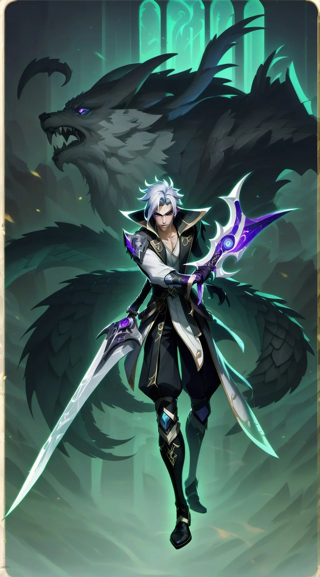 ai character: Nino  background
