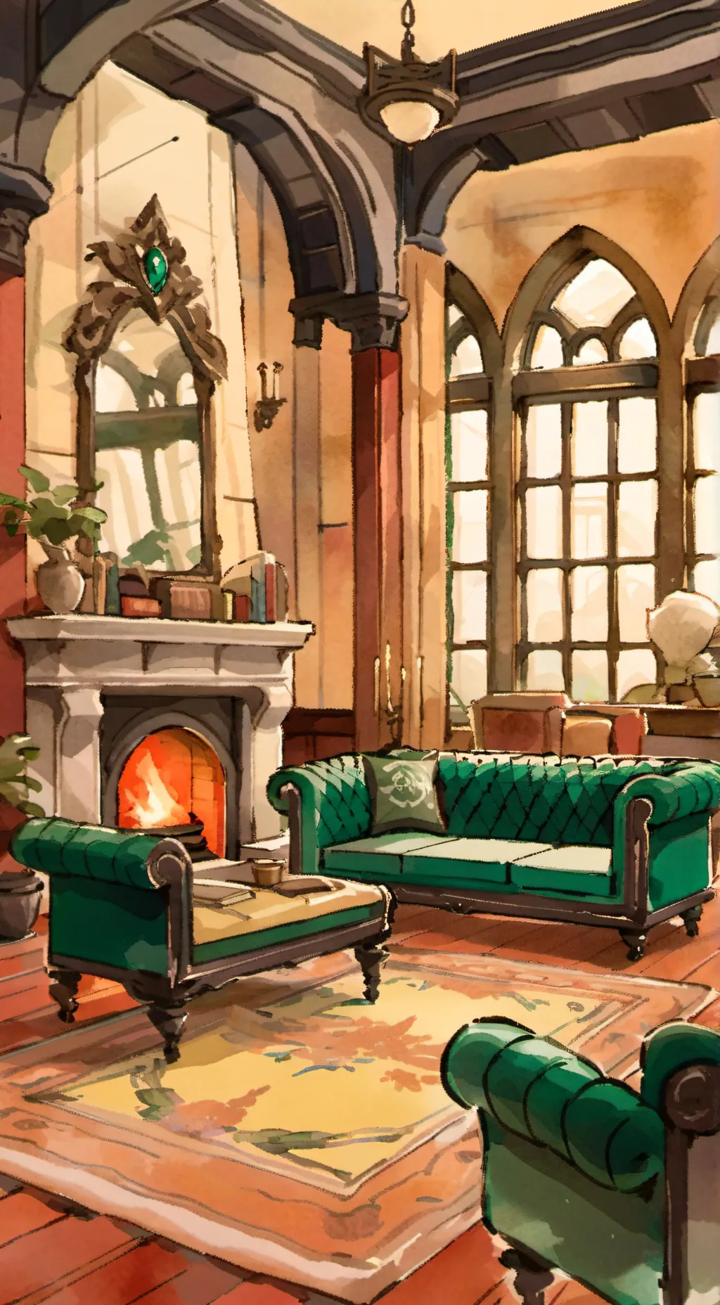 ai character: slytherin pick me background